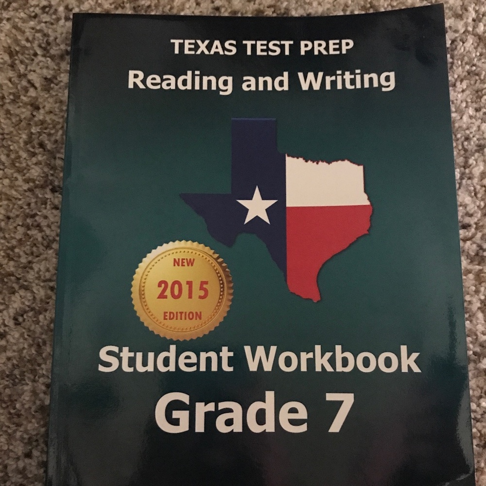 Texas Test Prep Reading and Writing Student Workbook Grade 7
